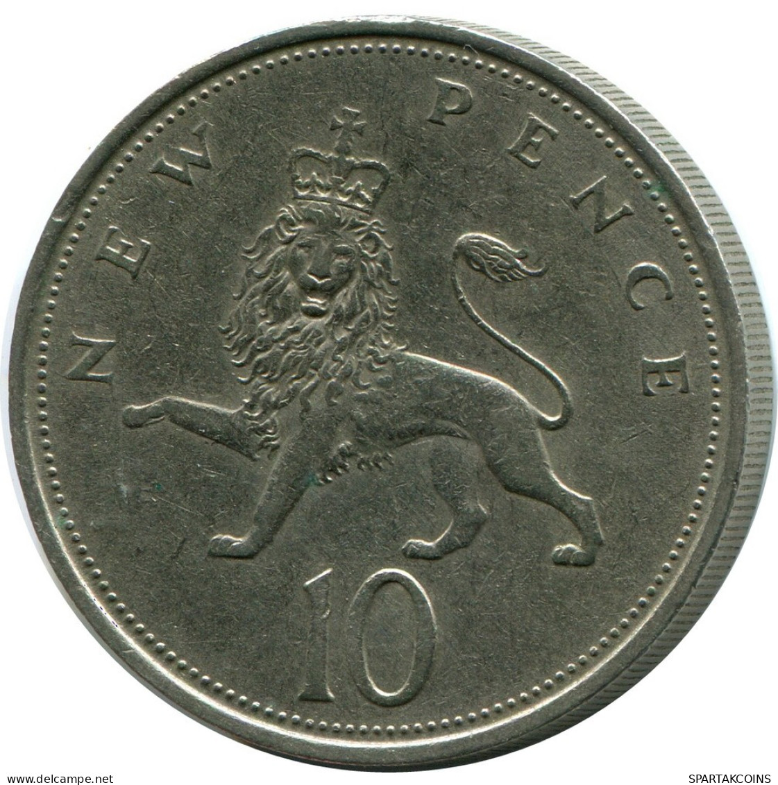10 NEW PENCE 1969 UK GROßBRITANNIEN GREAT BRITAIN Münze #AZ017.D.A - Sonstige & Ohne Zuordnung