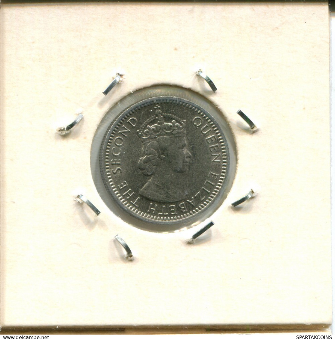 10 CENTS 1961 MALAYA AND BRITISH BORNEO Moneda #BA115.E.A - Autres – Asie