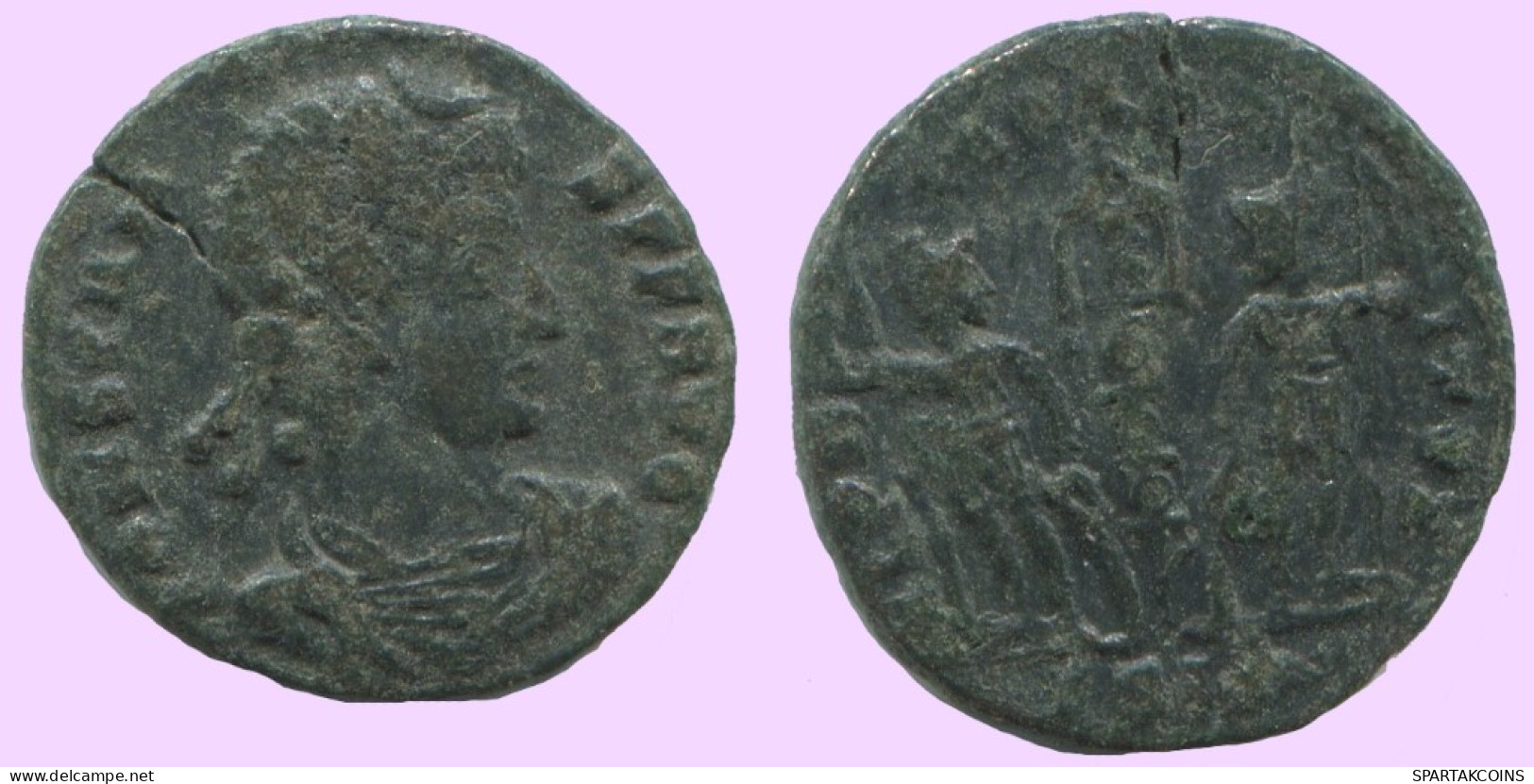 LATE ROMAN EMPIRE Follis Antique Authentique Roman Pièce 1.7g/20mm #ANT2052.7.F.A - La Caduta Dell'Impero Romano (363 / 476)
