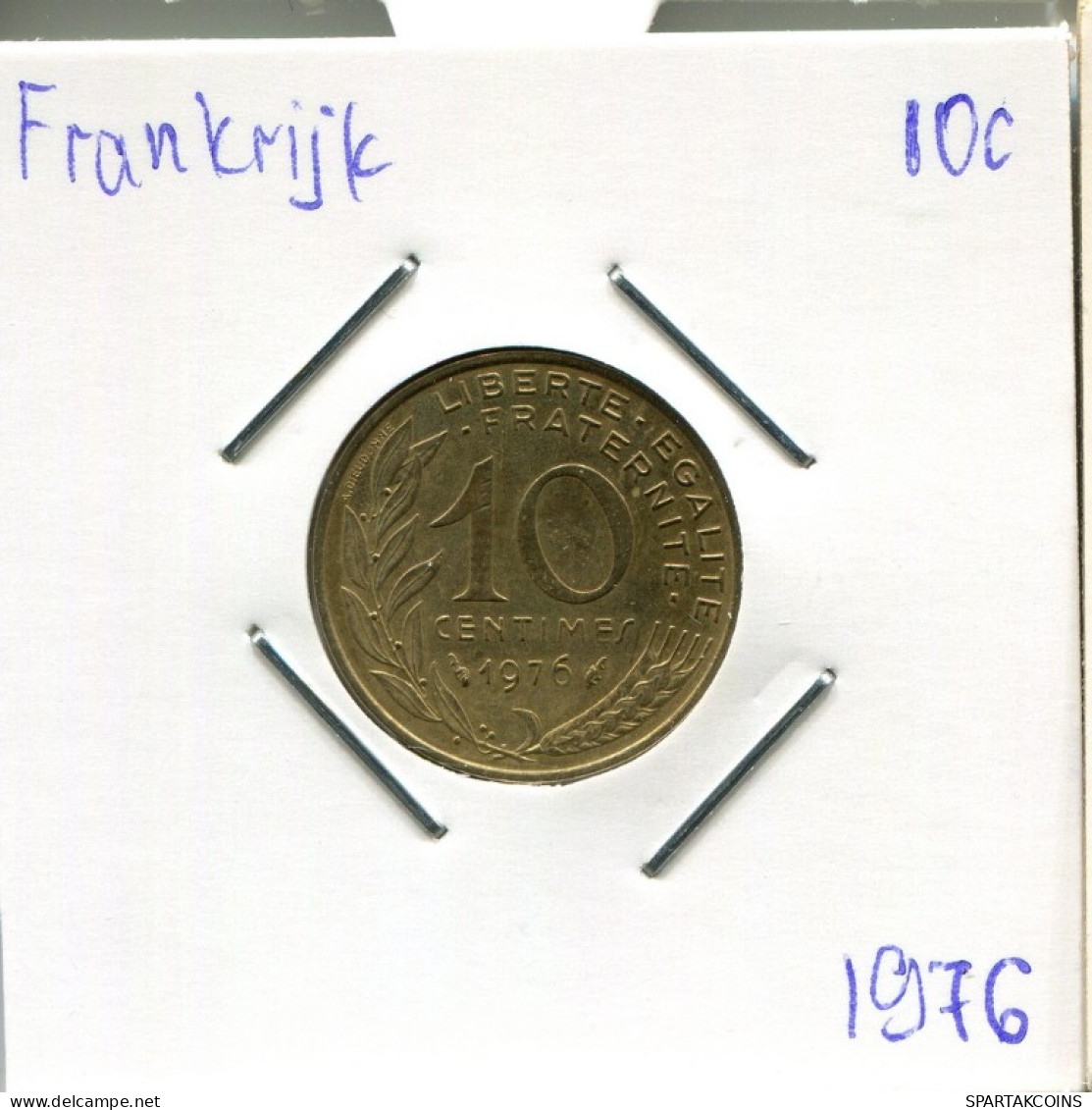 10 CENTIMES 1976 FRANCIA FRANCE Moneda #AM817.E.A - 10 Centimes