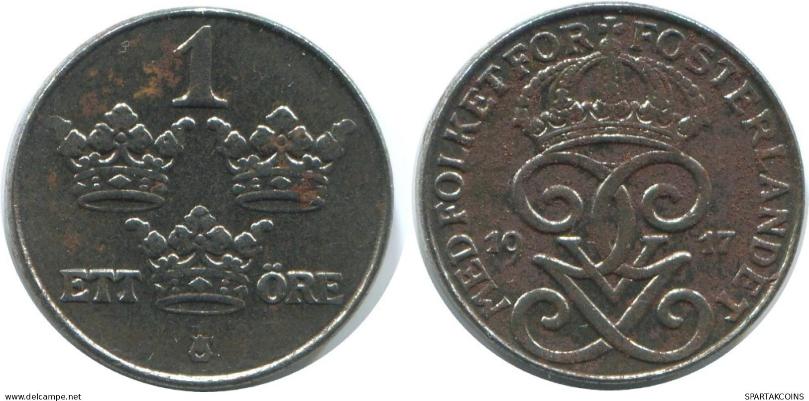 1 ORE 1917 SUECIA SWEDEN Moneda #AC533.2.E.A - Sweden
