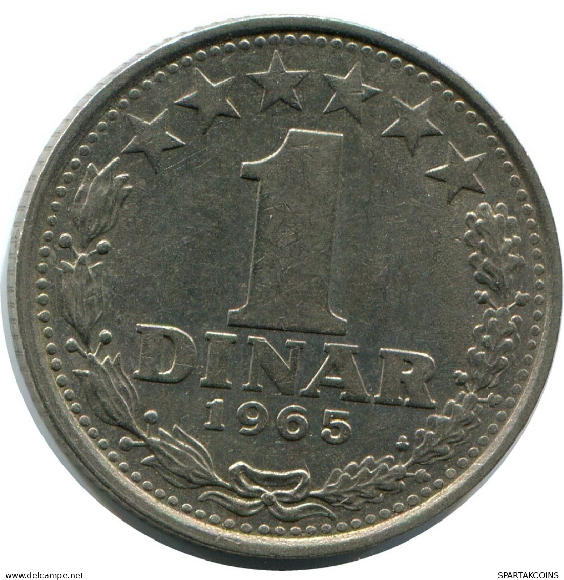 1 DINAR 1965 YUGOSLAVIA Coin #AZ589.U.A - Yougoslavie