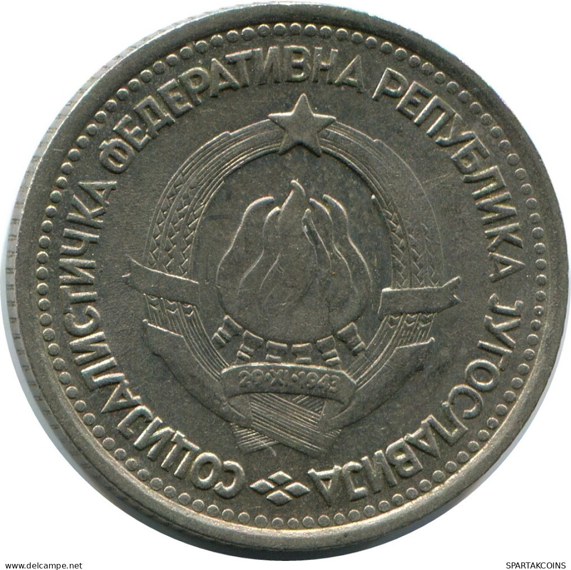 1 DINAR 1965 YUGOSLAVIA Coin #AZ589.U.A - Yugoslavia