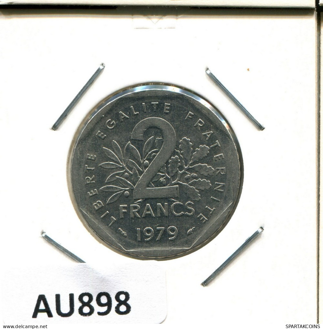 2 FRANCS 1979 FRANCE Pièce #AU898.F.A - 2 Francs