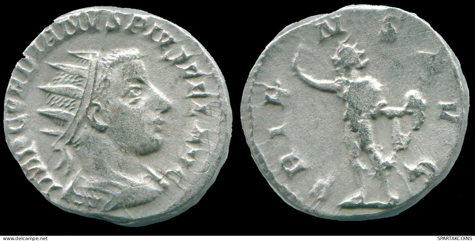 GORDIAN III AR ANTONINIANUS ANTIOCH Mint AD 243-244 ORIENS AVG #ANC13166.35.E.A - La Crisi Militare (235 / 284)