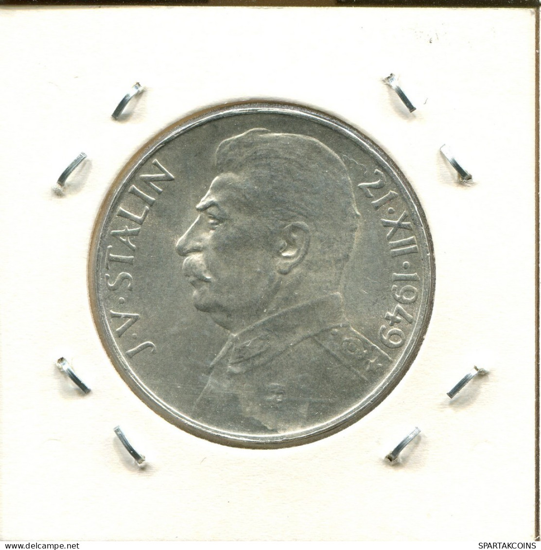 100 KORUN 1949 CZECHOSLOVAKIA SILVER Coin #AS518.U.A - Tsjechoslowakije
