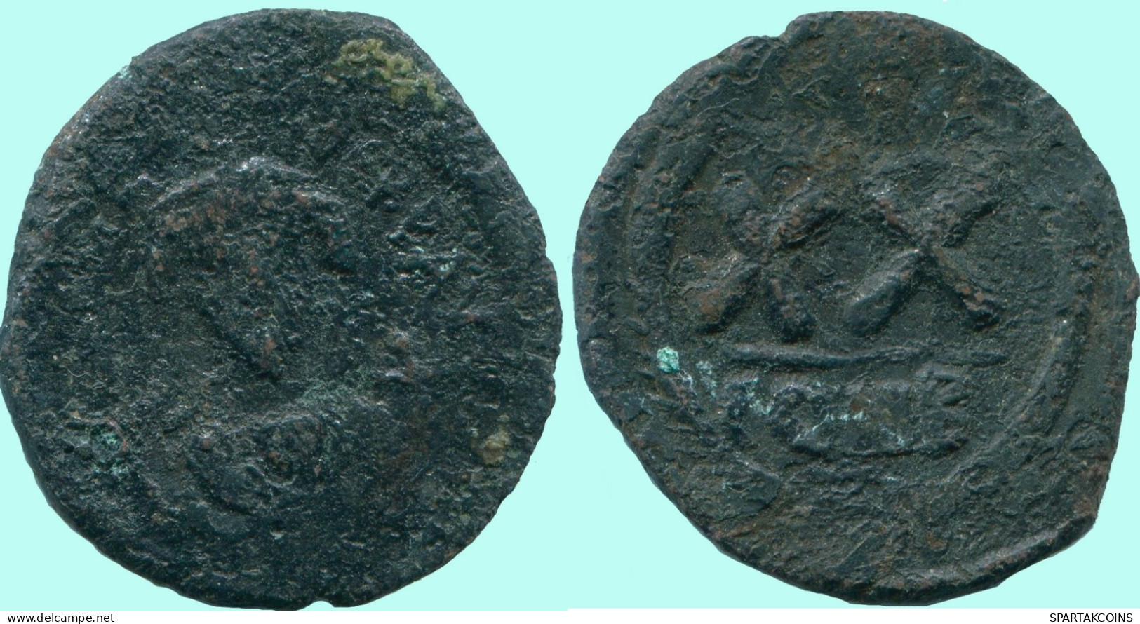 Authentique Original Antique BYZANTIN EMPIRE Pièce 6g/25.9mm #ANC13560.16.F.A - Bizantine