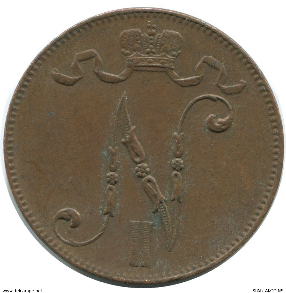 5 PENNIA 1916 FINLAND Coin RUSSIA EMPIRE #AB149.5.U.A - Finnland