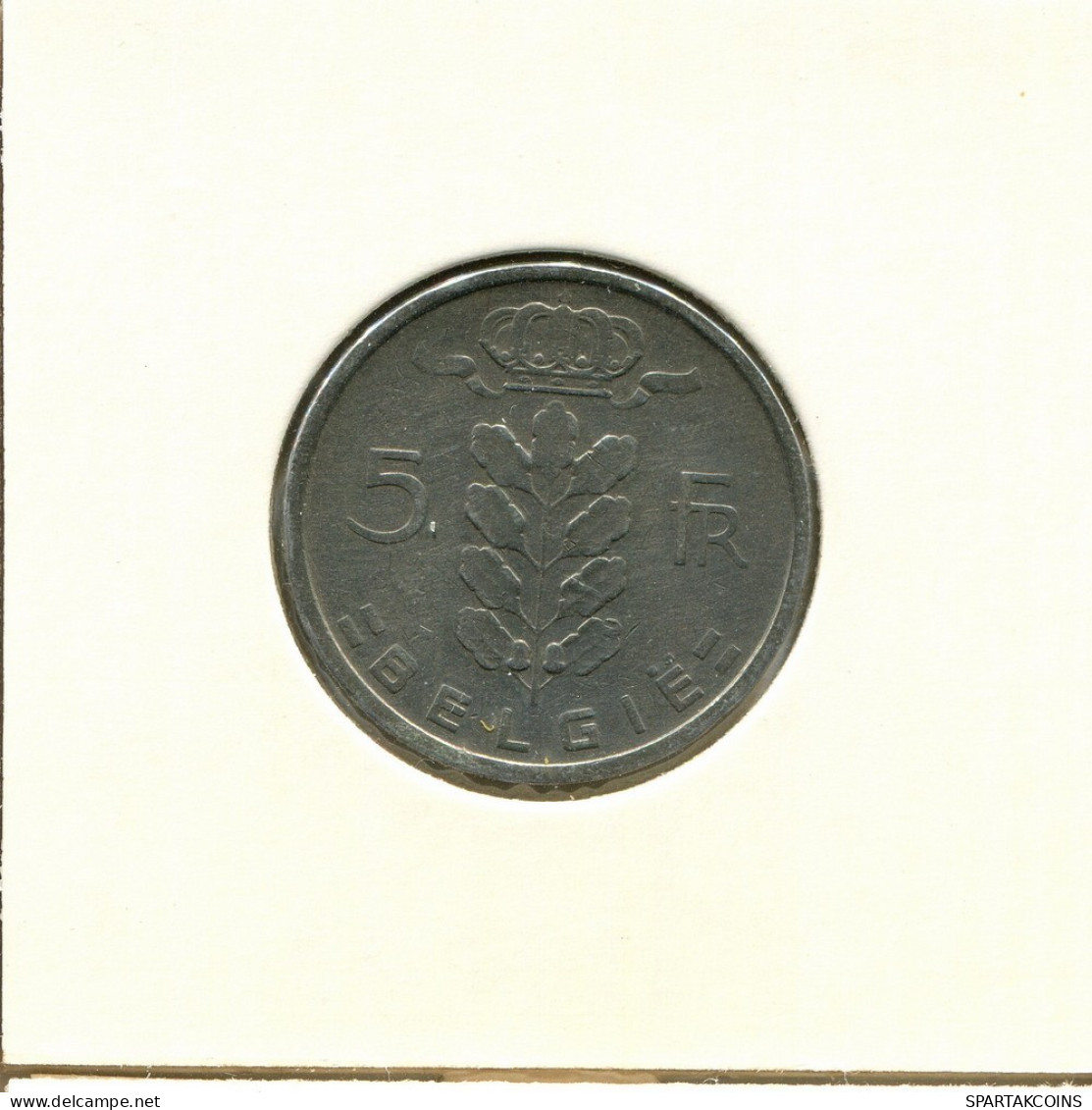 5 FRANCS 1949 DUTCH Text BÉLGICA BELGIUM Moneda #BB209.E.A - 5 Francs