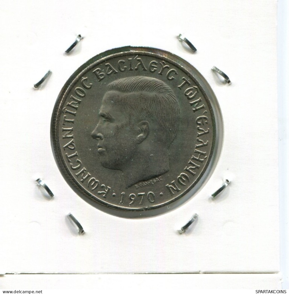 5 DRACHMES 1970 GREECE Coin #AK392.U.A - Grecia