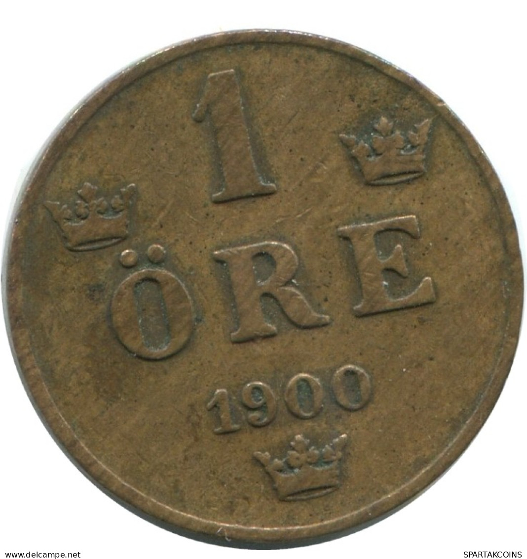 1 ORE 1900 SCHWEDEN SWEDEN Münze #AD279.2.D.A - Suède