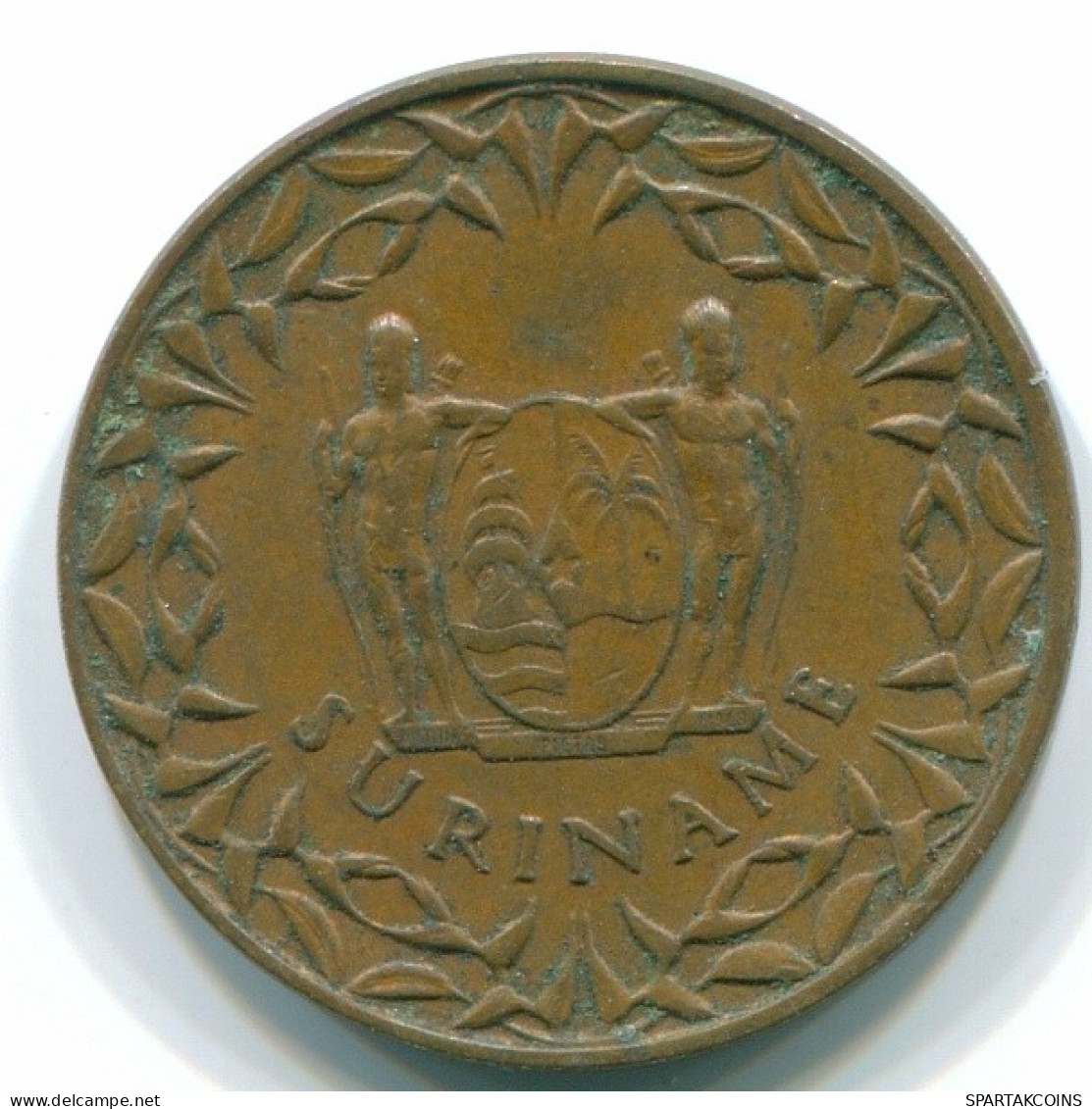 1 CENT 1970 SURINAM NIEDERLANDE Bronze Cock Koloniale Münze #S10995.D.A - Suriname 1975 - ...