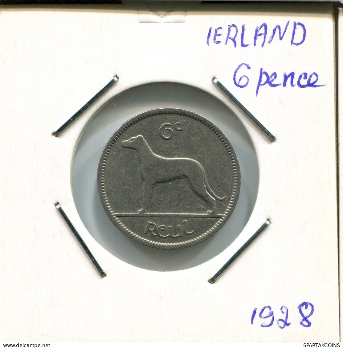 6 PENCE 1928 IRLANDE IRELAND Pièce #AR589.F.A - Ireland