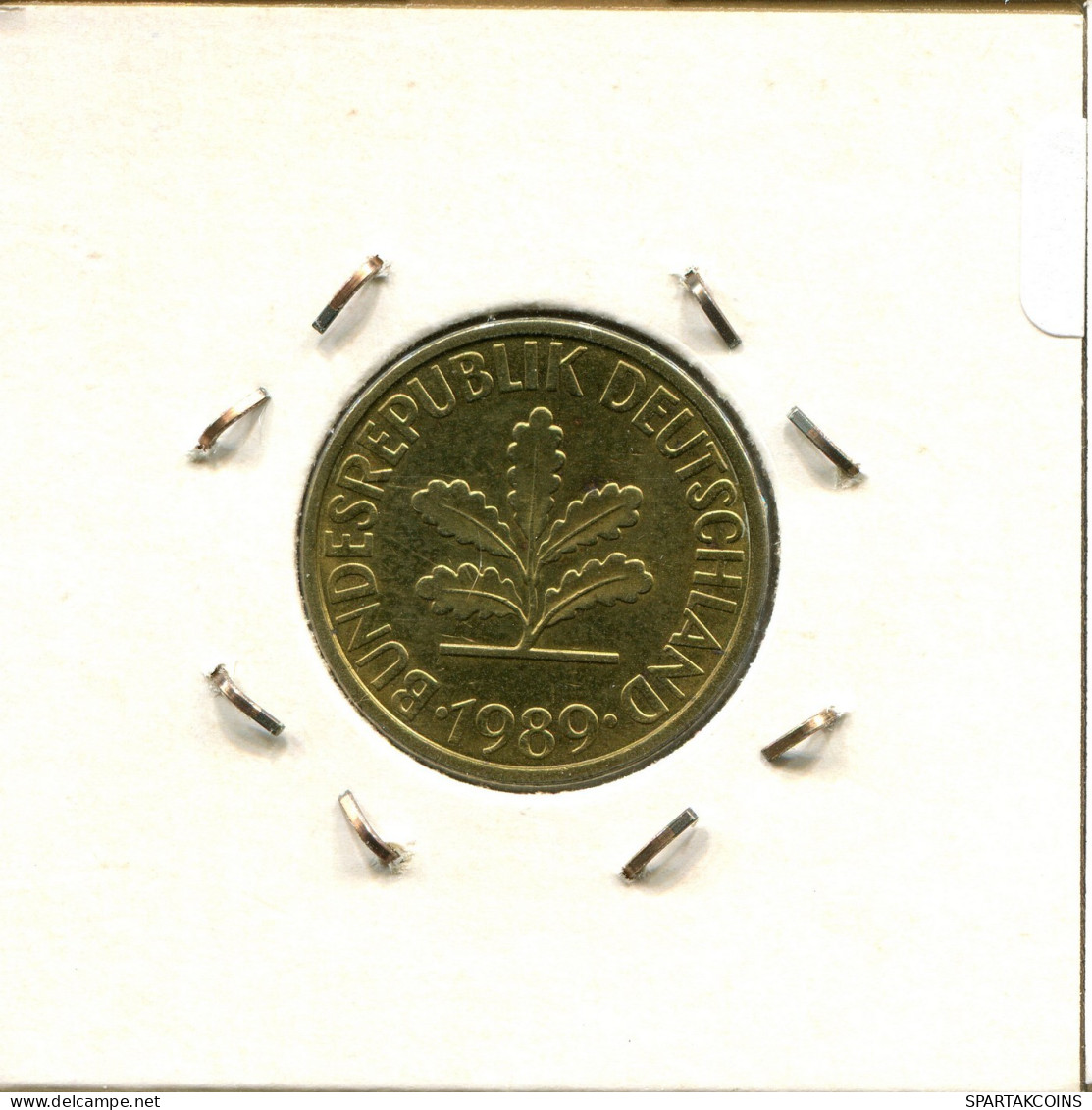 10 PFENNIG 1989 J BRD ALEMANIA Moneda GERMANY #DB470.E.A - 10 Pfennig