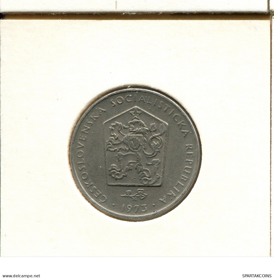 2 KORUN 1973 TSCHECHOSLOWAKEI CZECHOSLOWAKEI SLOVAKIA Münze #AS973.D.A - Tschechoslowakei