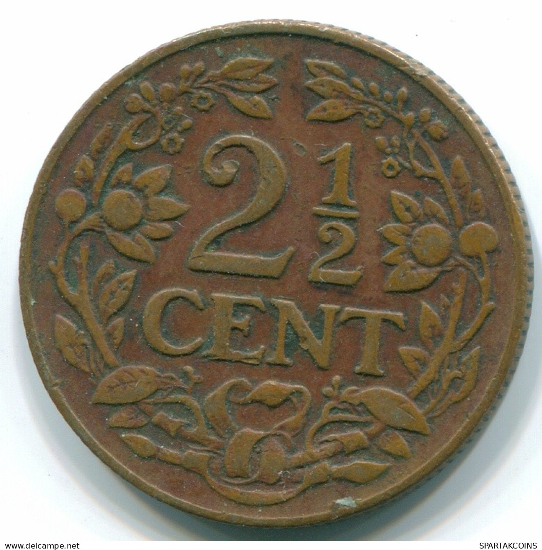 2 1/2 CENT 1944 CURACAO NÉERLANDAIS NETHERLANDS Bronze Colonial Pièce #S10144.F.A - Curaçao