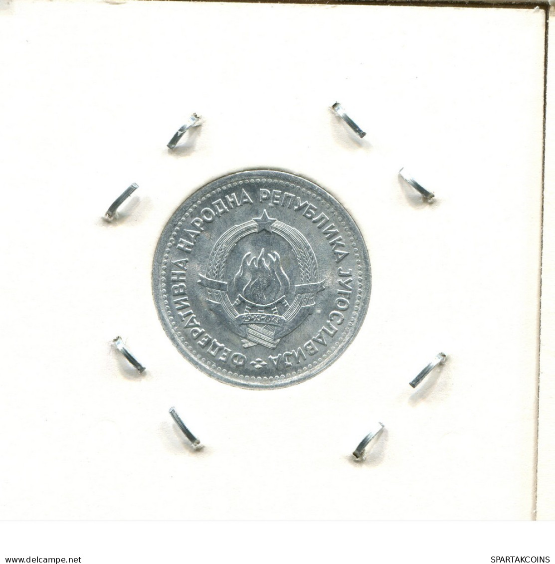 1 DINAR 1953 YUGOSLAVIA Coin #AS593.U.A - Yougoslavie