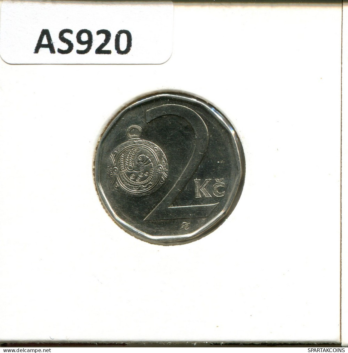 2 KORUN 2001 TSCHECHIEN CZECH REPUBLIC Münze #AS920.D.A - Tschechische Rep.