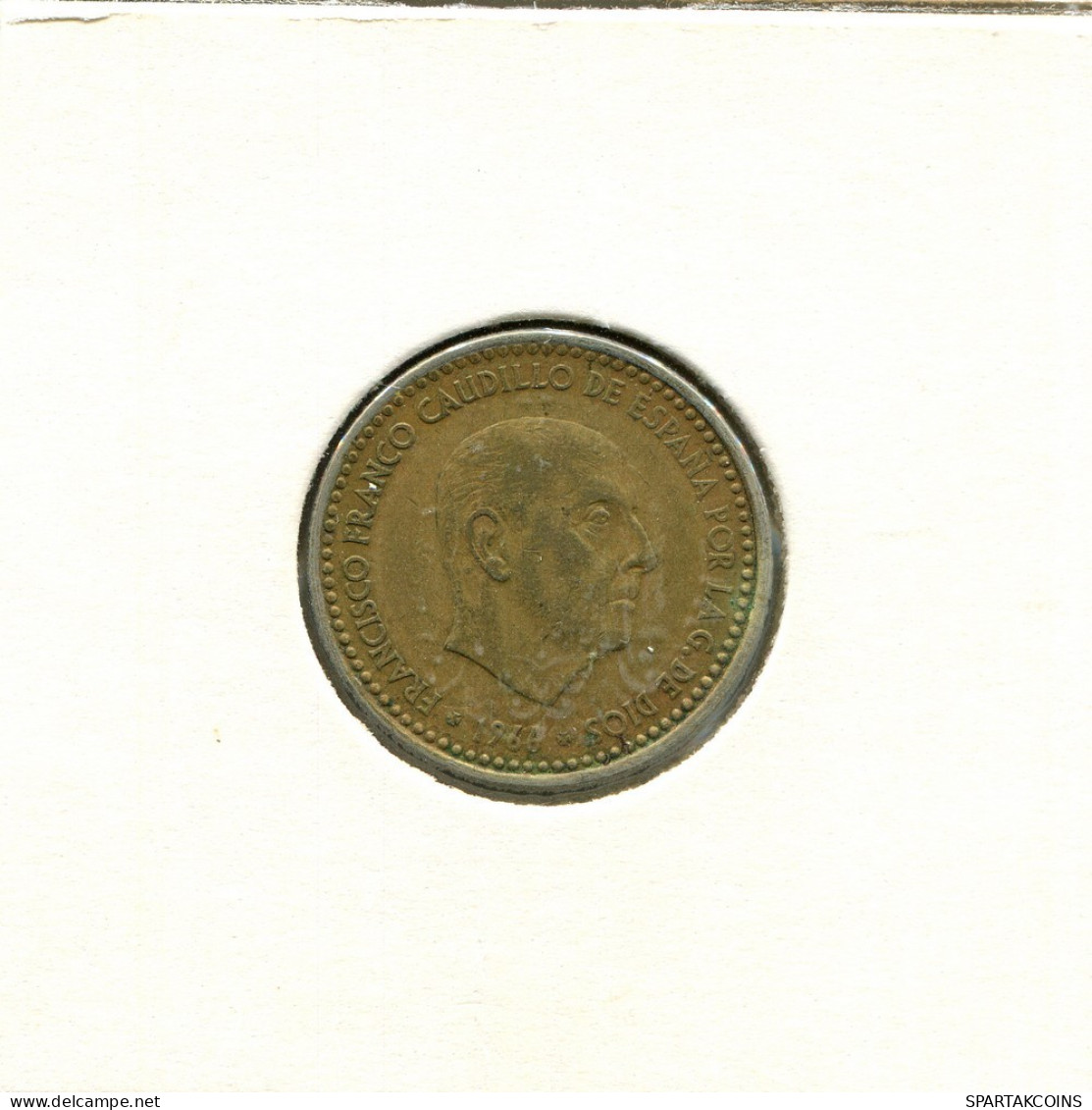 1 PESETA 1966 SPANIEN SPAIN Münze #AZ975.D.A - 1 Peseta