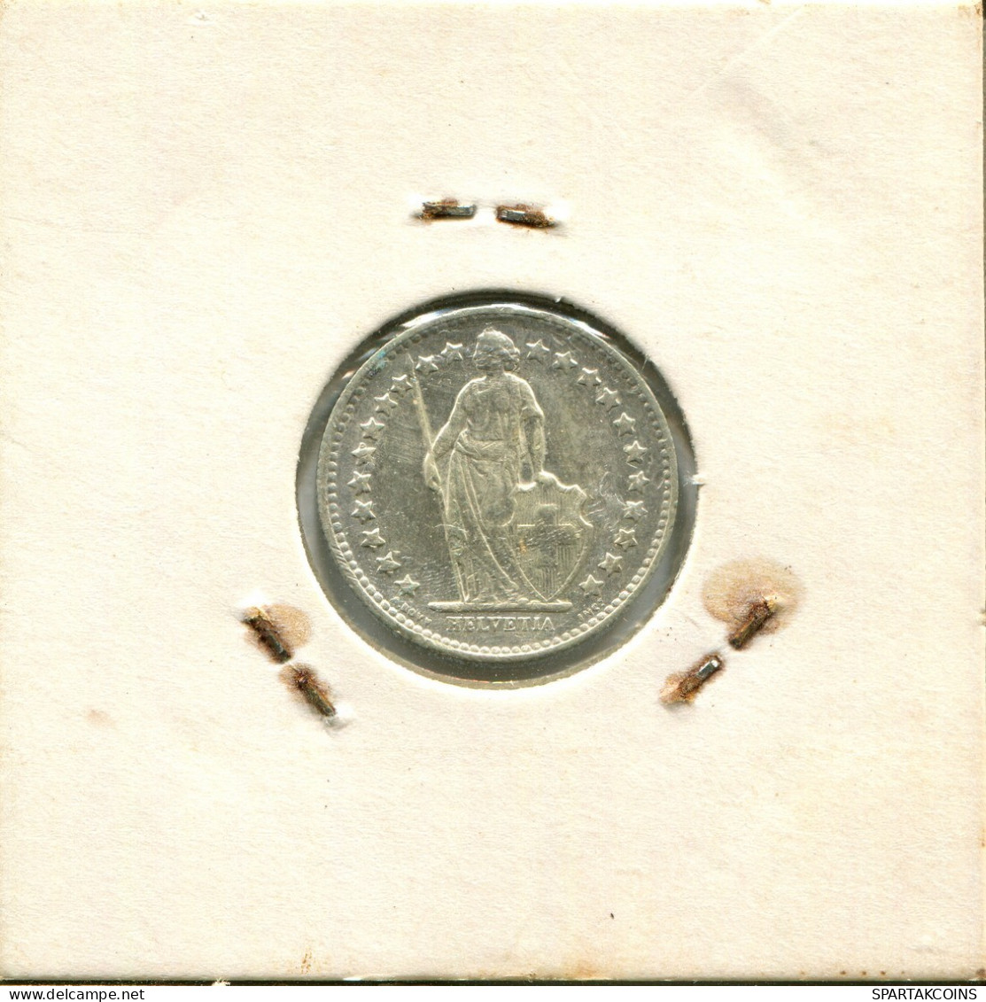 1/2 FRANC 1952 B SCHWEIZ SWITZERLAND Münze SILBER #AY015.3.D.A - Sonstige & Ohne Zuordnung