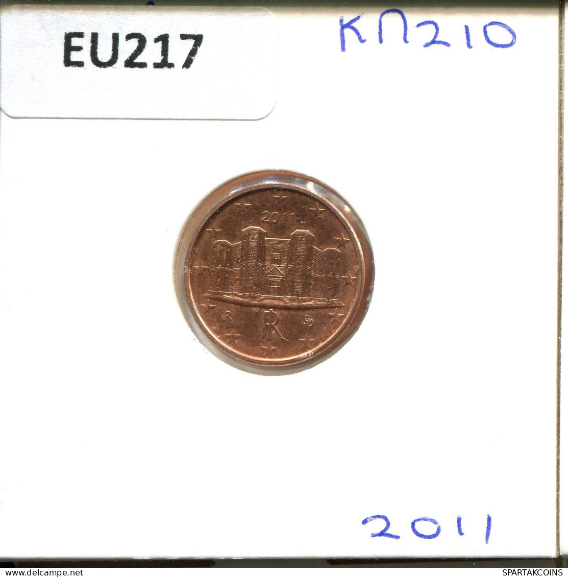 1 EURO CENT 2011 ITALIA ITALY Moneda #EU217.E.A - Italy