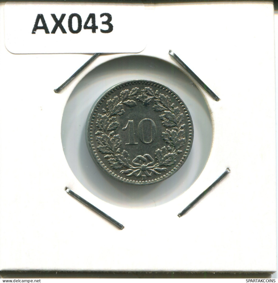 10 RAPPEN 1946 SCHWEIZ SWITZERLAND Münze #AX043.D.A - Andere & Zonder Classificatie