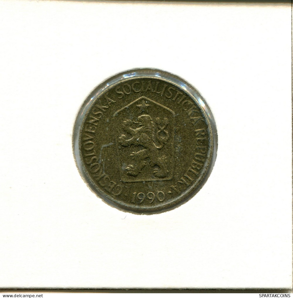 1 KORUNA 1990 TSCHECHOSLOWAKEI CZECHOSLOWAKEI SLOVAKIA Münze #AZ943.D.A - Tschechoslowakei