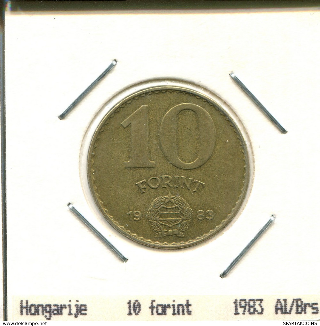 10 FORINT 1983 HUNGARY Coin #AS499.U.A - Hongrie