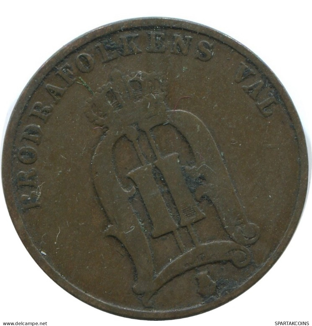2 ORE 1883 SUECIA SWEDEN Moneda #AC977.2.E.A - Zweden