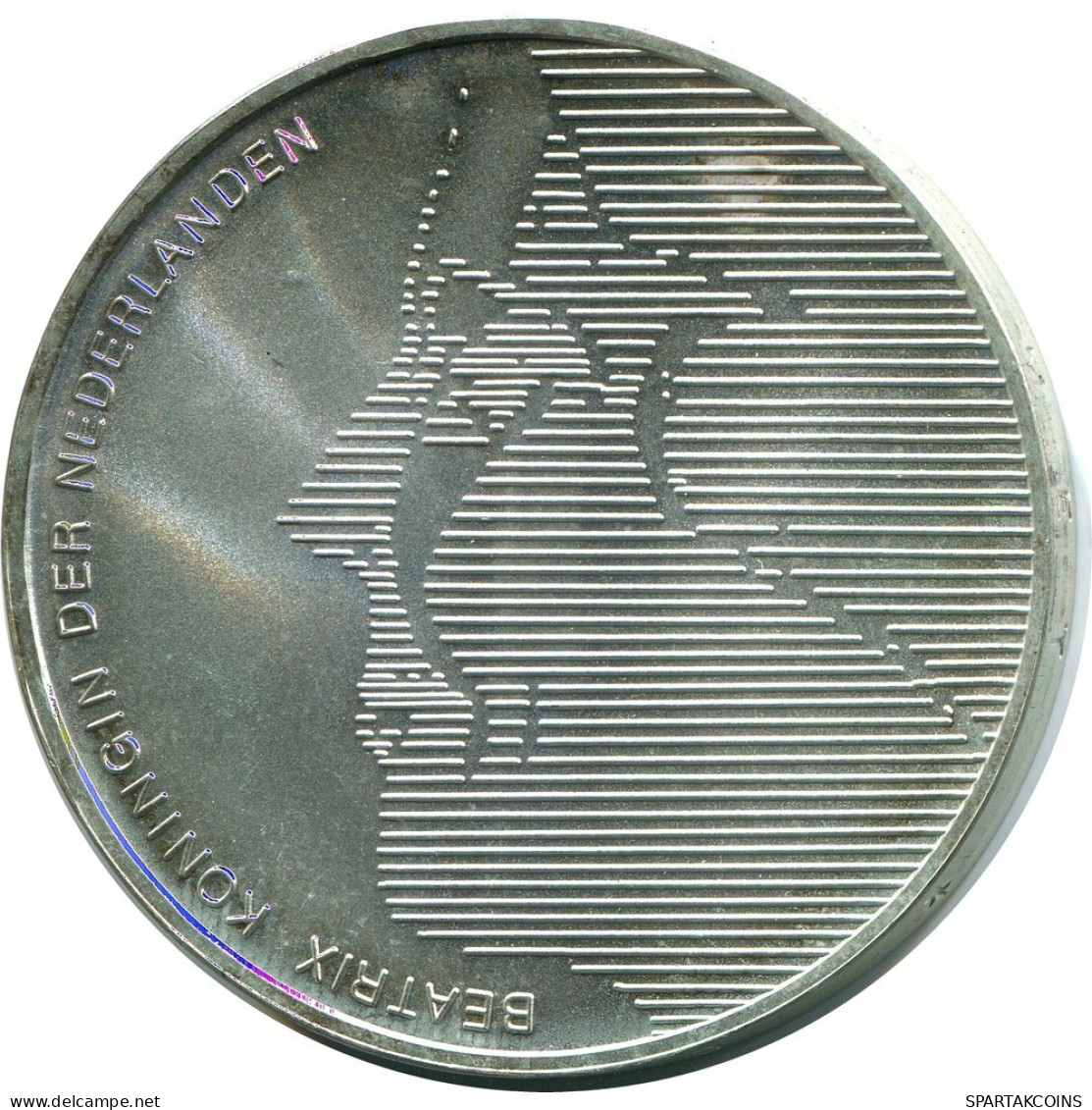 50 GULDEN 1984 NIEDERLANDE NETHERLANDS SILBER Münze #AR971.D.A - 1980-2001 : Beatrix