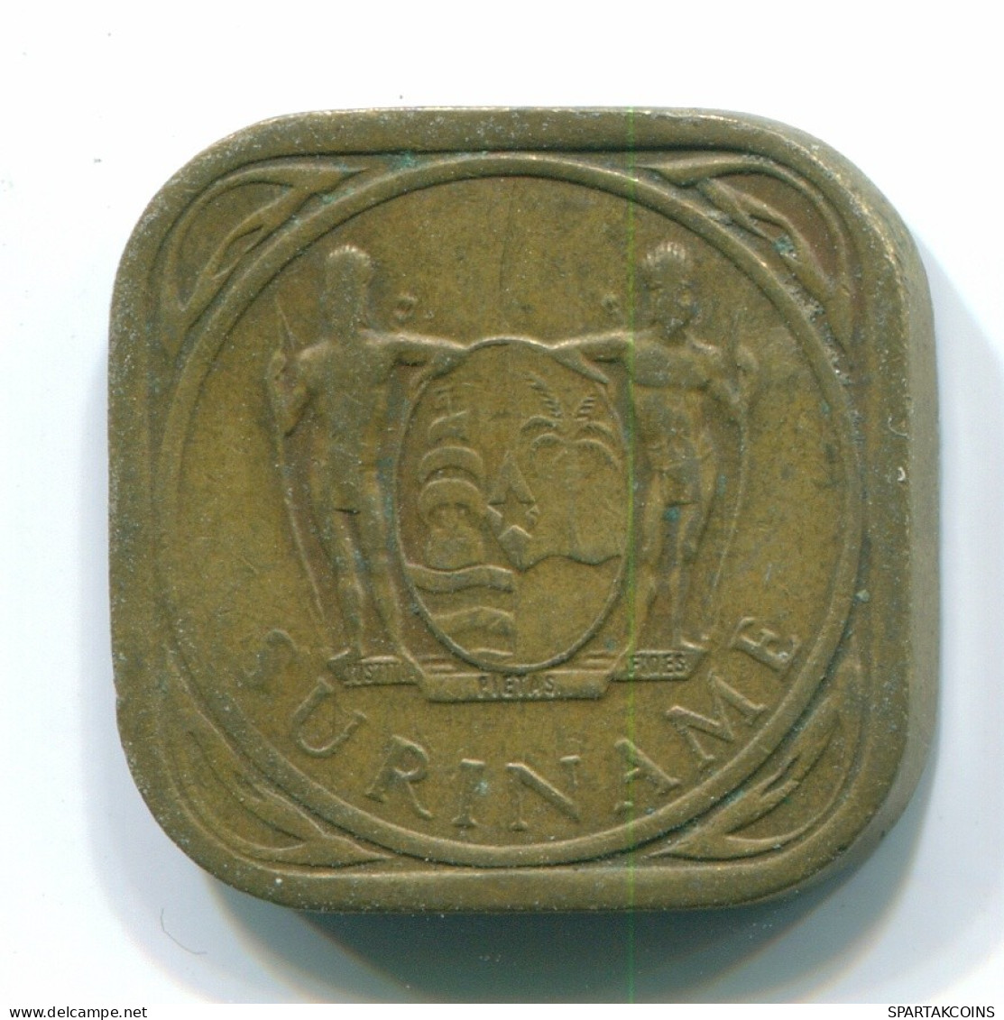 5 CENTS 1972 SURINAM NIEDERLANDE Nickel-Brass Koloniale Münze #S12930.D.A - Surinam 1975 - ...