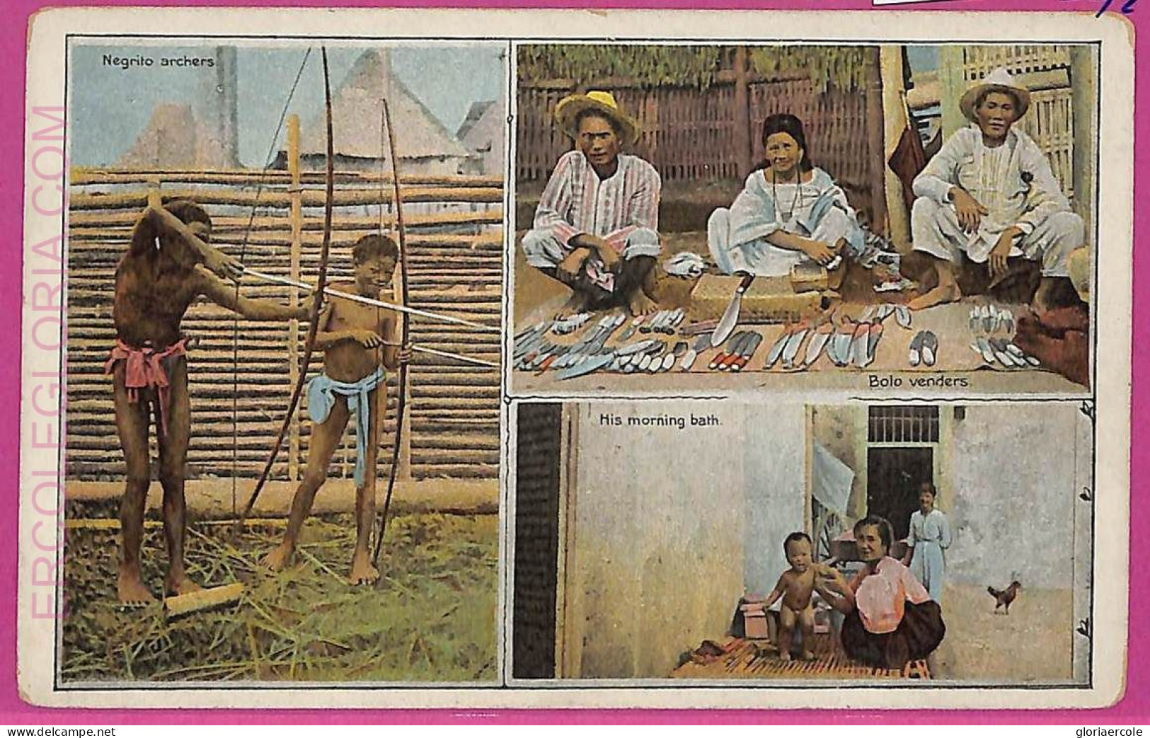 Ag3558 -  Philippines - VINTAGE POSTCARD  - Ethnic - Philippinen