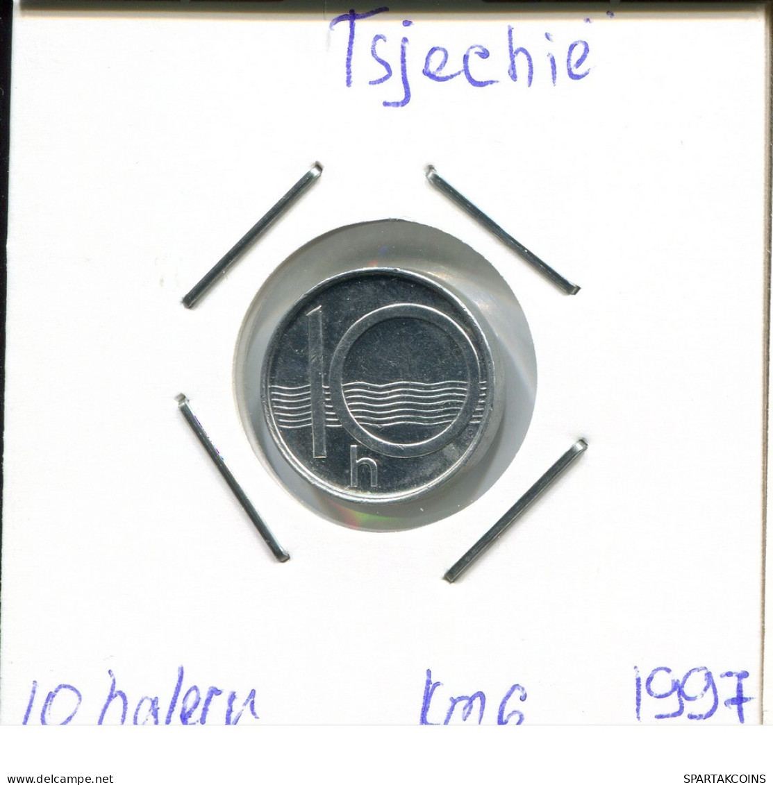 10 HELLER 1997 CZECH REPUBLIC Coin #AP709.2.U.A - Tchéquie