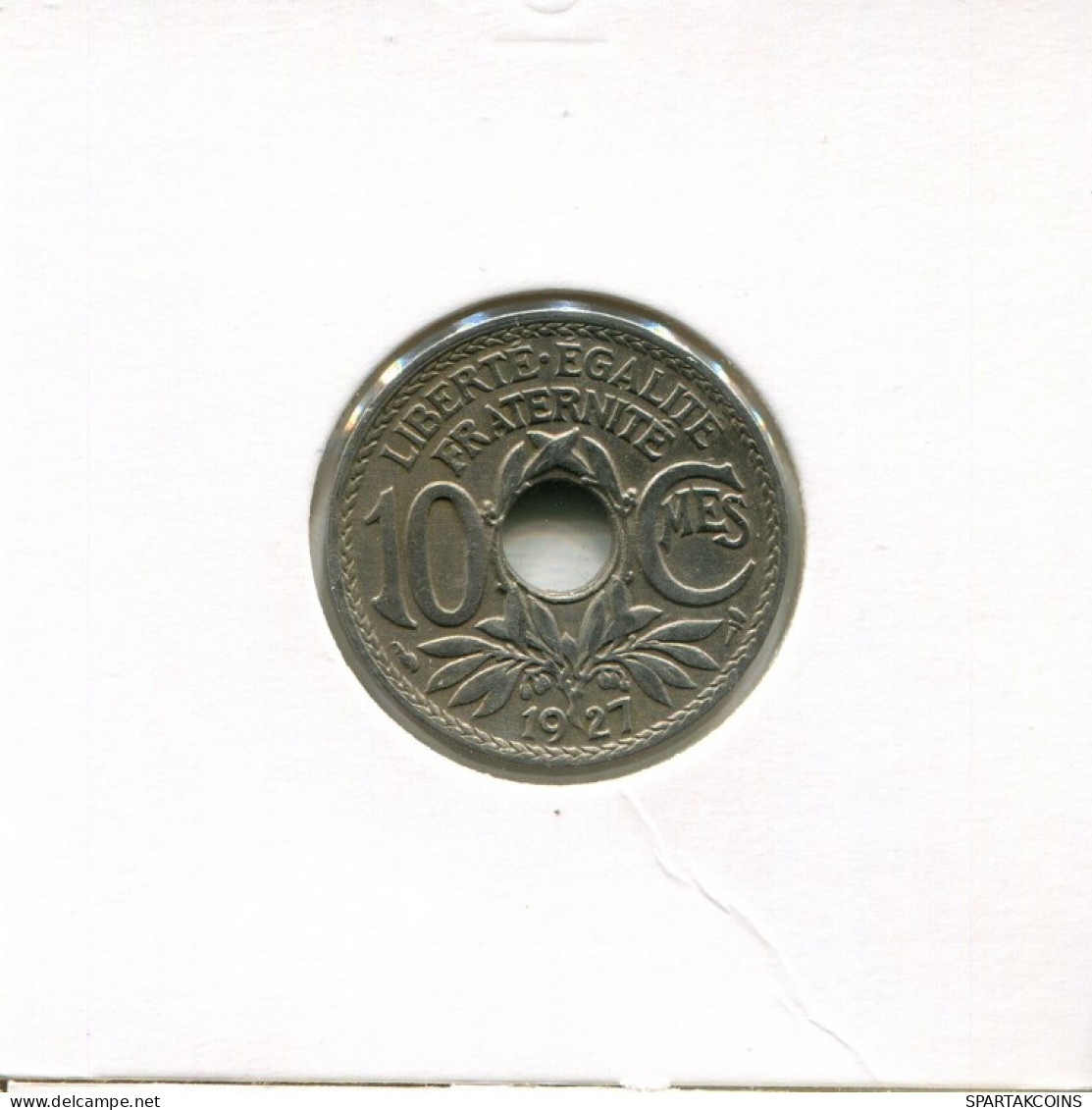 10 CENTIMES 1927 FRANCIA FRANCE Moneda #AK784.E.A - 10 Centimes