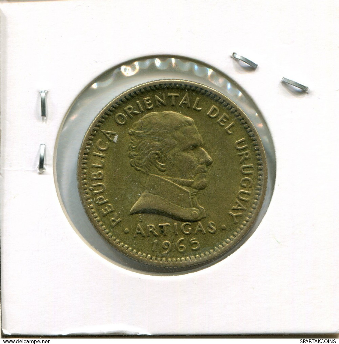 10 PESOS 1965 URUGUAY Münze #AR482.D.A - Uruguay