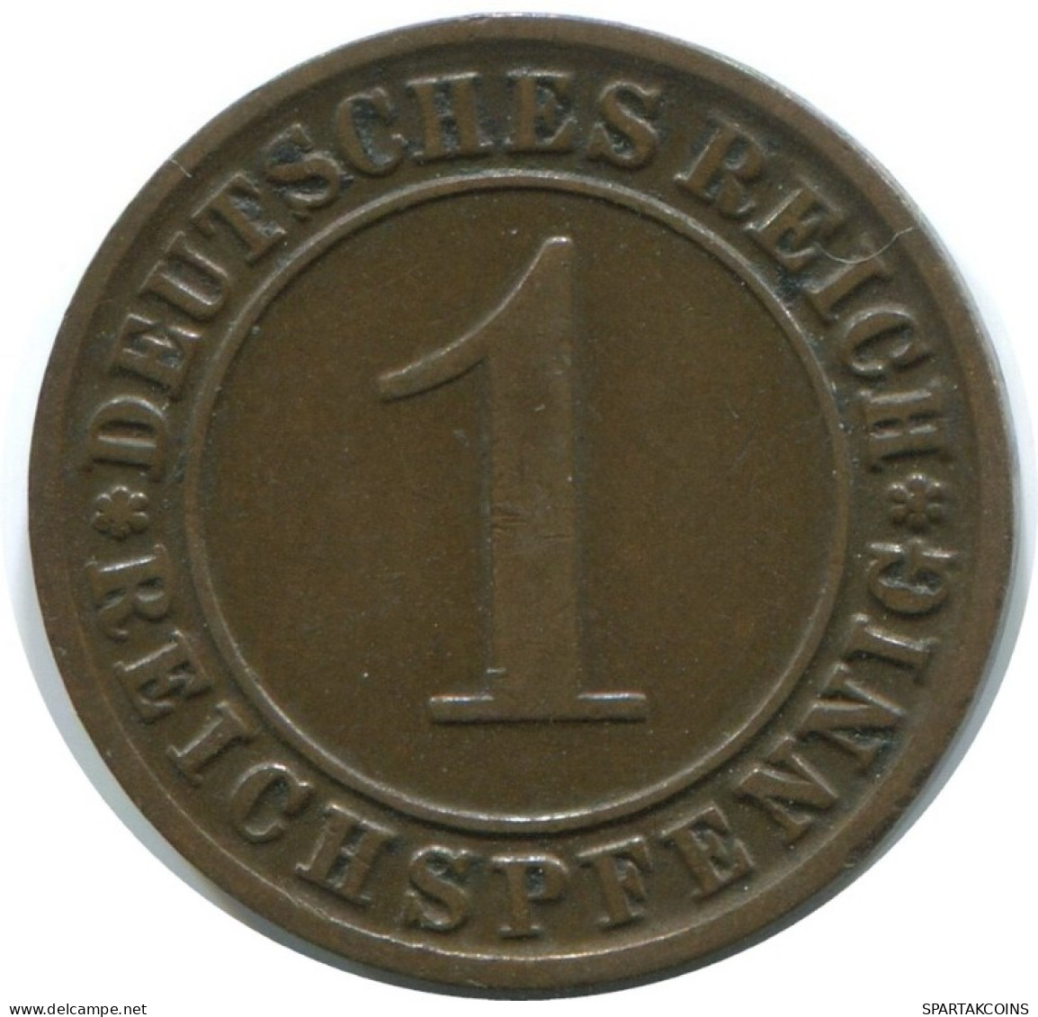1 REICHSPFENNIG 1924 J ALLEMAGNE Pièce GERMANY #AE206.F.A - 1 Renten- & 1 Reichspfennig