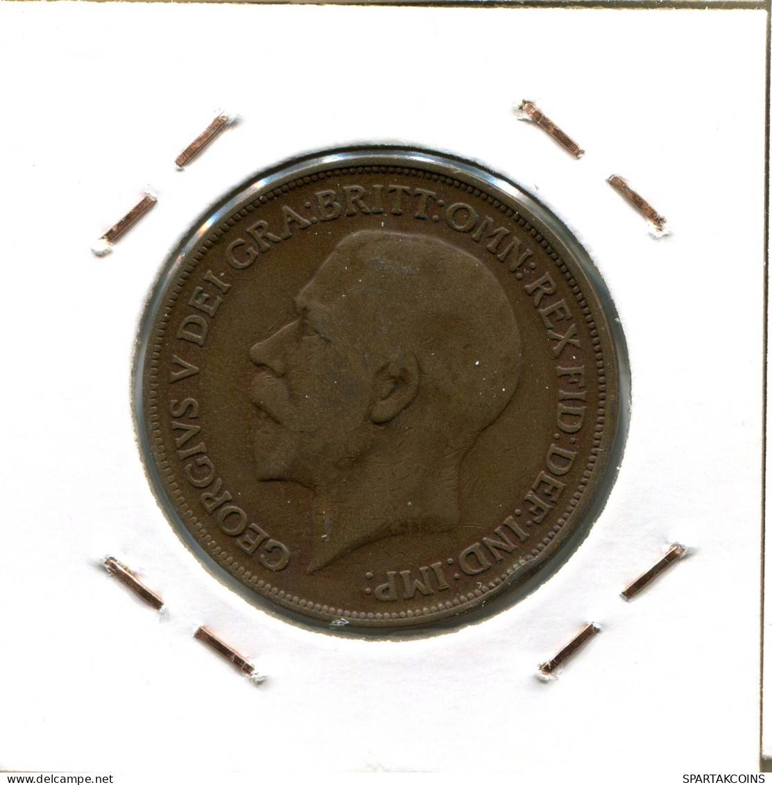 PENNY 1915 UK GROßBRITANNIEN GREAT BRITAIN Münze #AW059.D.A - D. 1 Penny
