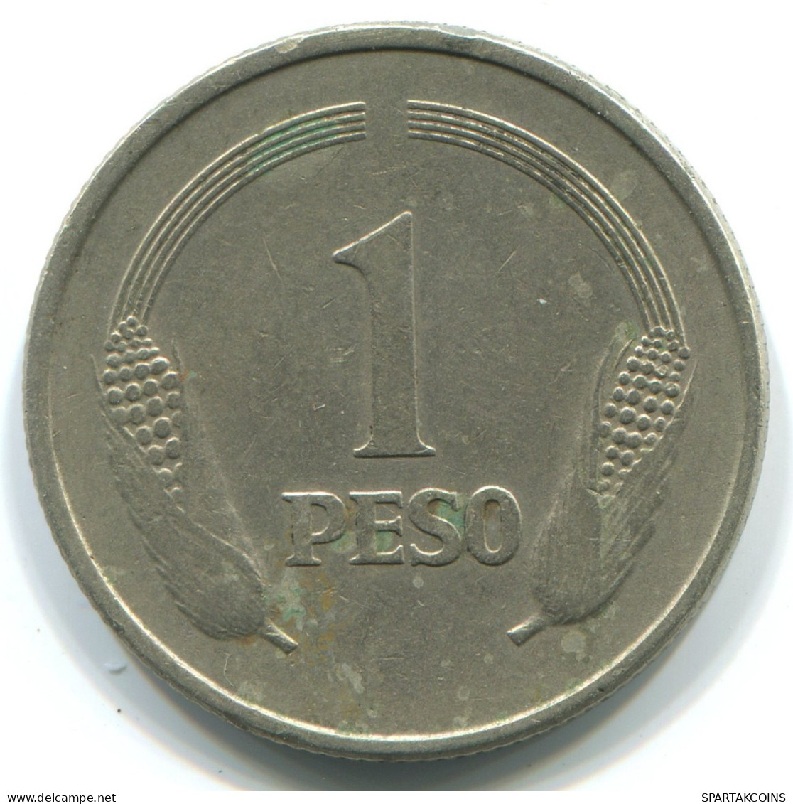 1 PESO 1976 COLOMBIA Coin #WW1177.U.A - Colombia
