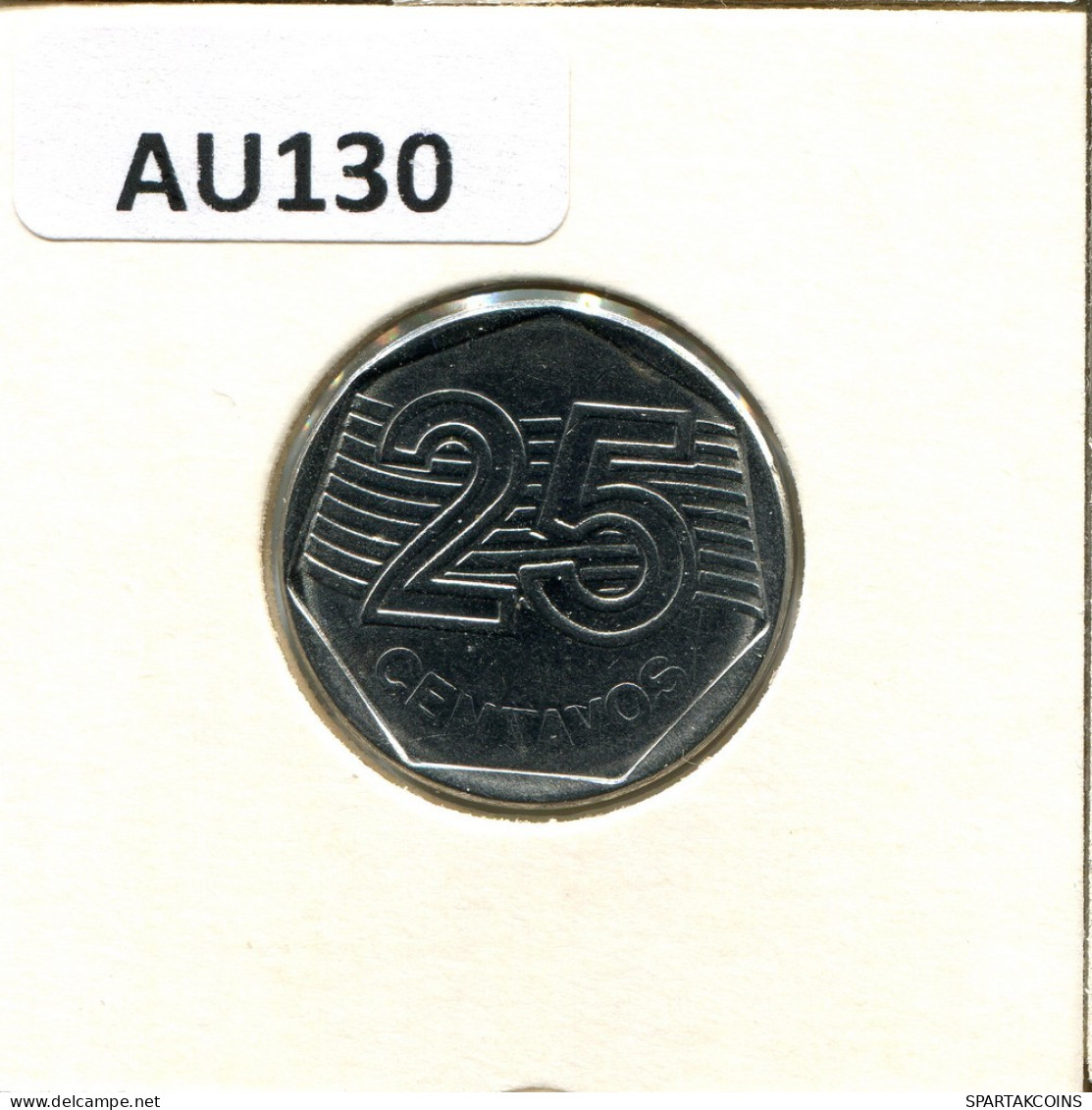 25 CENTAVOS 1995 BRAZIL Coin #AU130.U.A - Brazil