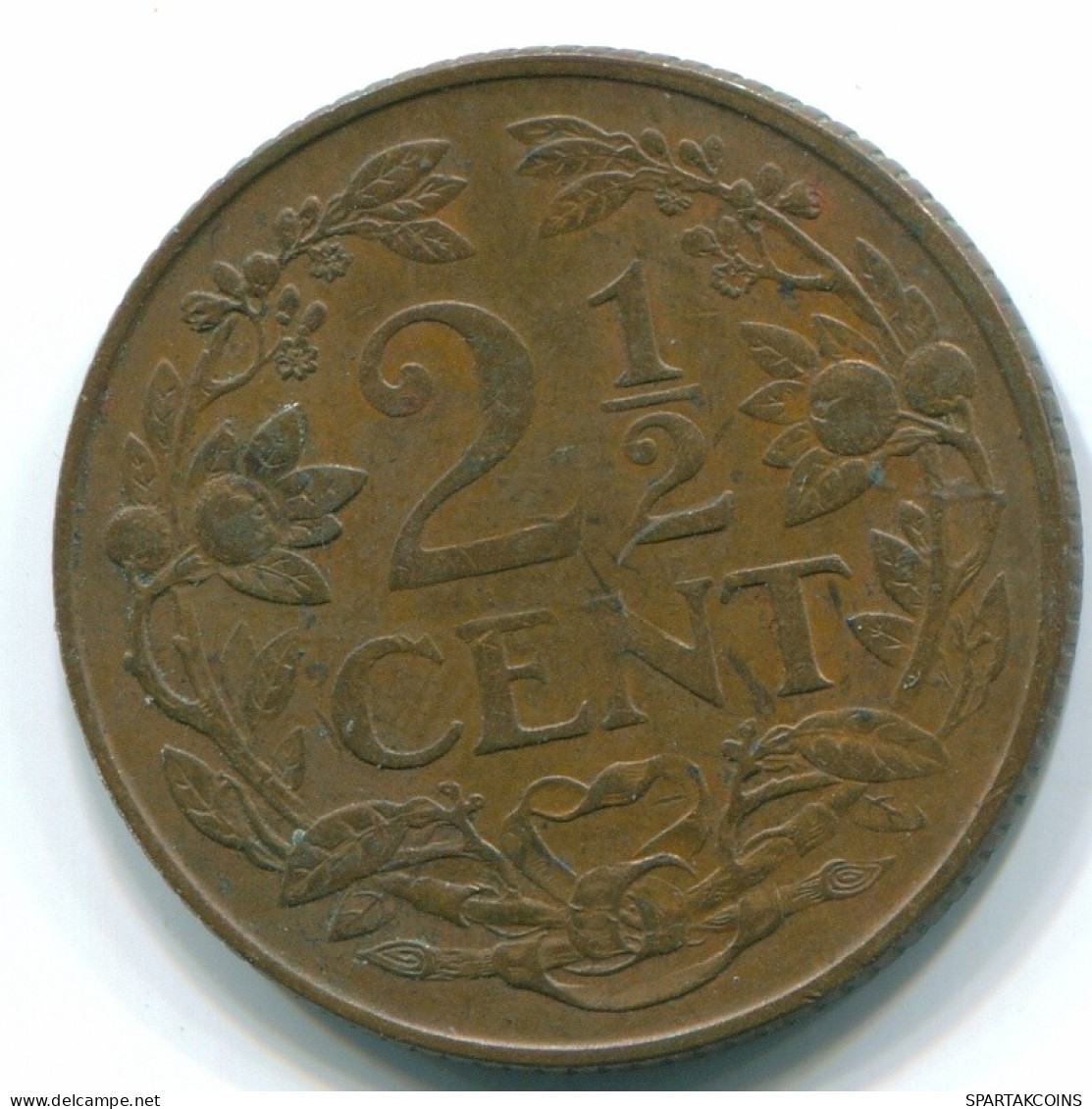 2 1/2 CENT 1965 CURACAO NIEDERLANDE Bronze Koloniale Münze #S10222.D.A - Curacao