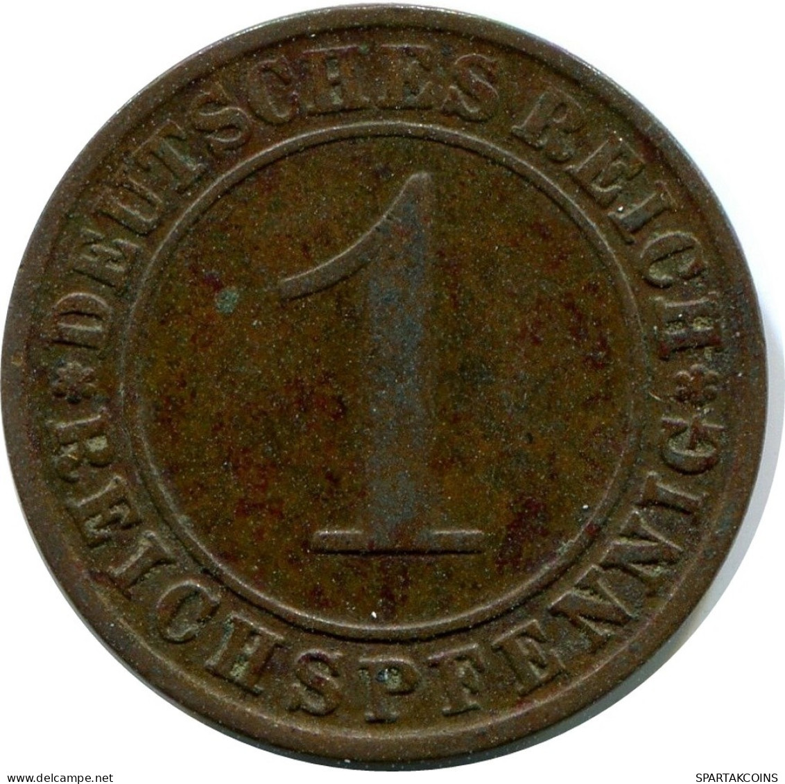1 REICHSPFENNIG 1929 A ALLEMAGNE Pièce GERMANY #DA776.F.A - 1 Renten- & 1 Reichspfennig
