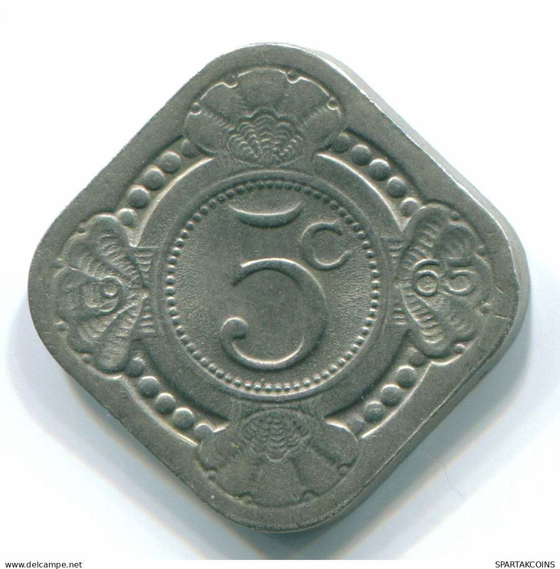 5 CENTS 1965 NIEDERLÄNDISCHE ANTILLEN Nickel Koloniale Münze #S12444.D.A - Niederländische Antillen