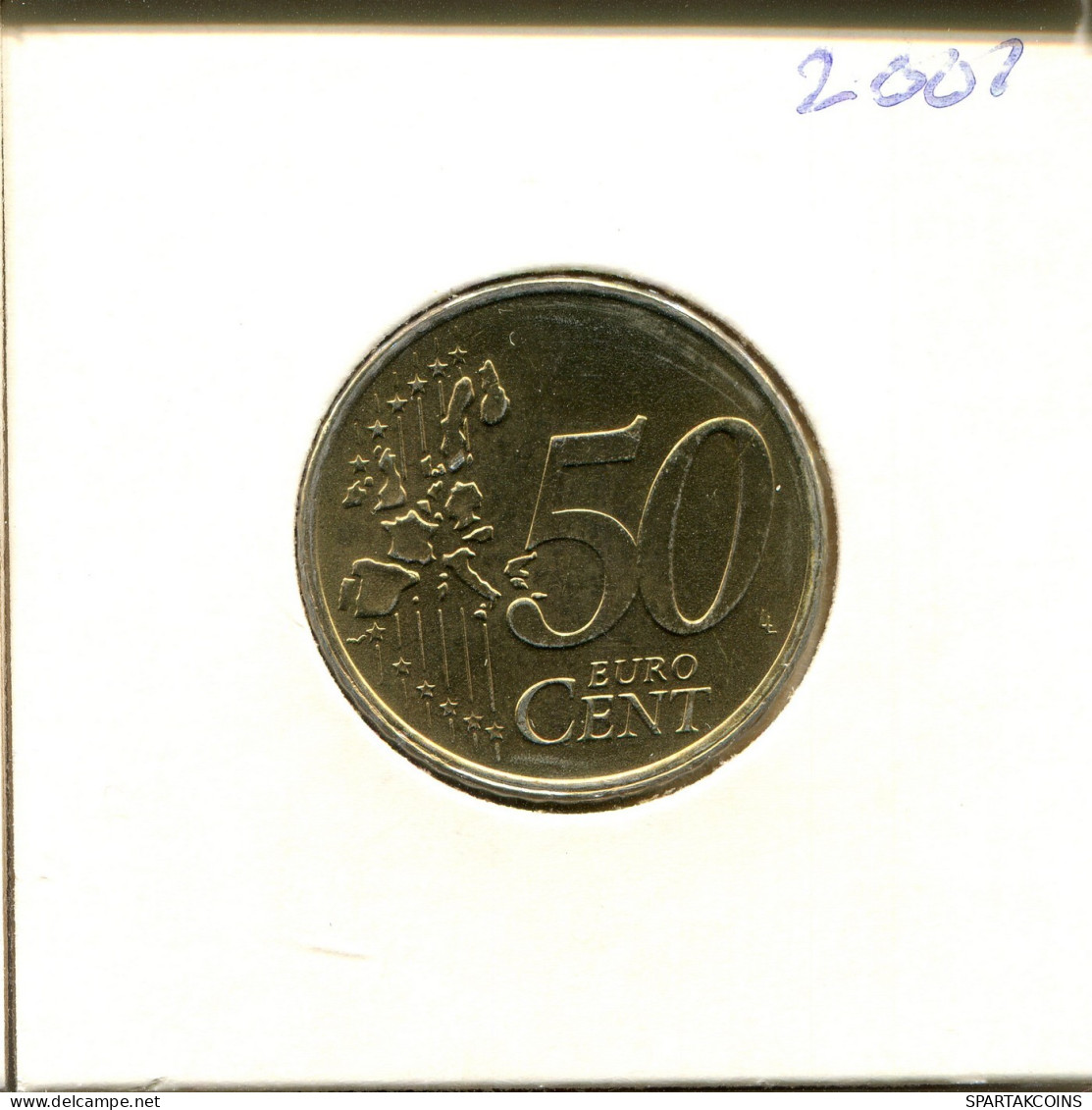 50 EURO CENTS 2001 NEERLANDÉS NETHERLANDS Moneda #EU279.E.A - Niederlande