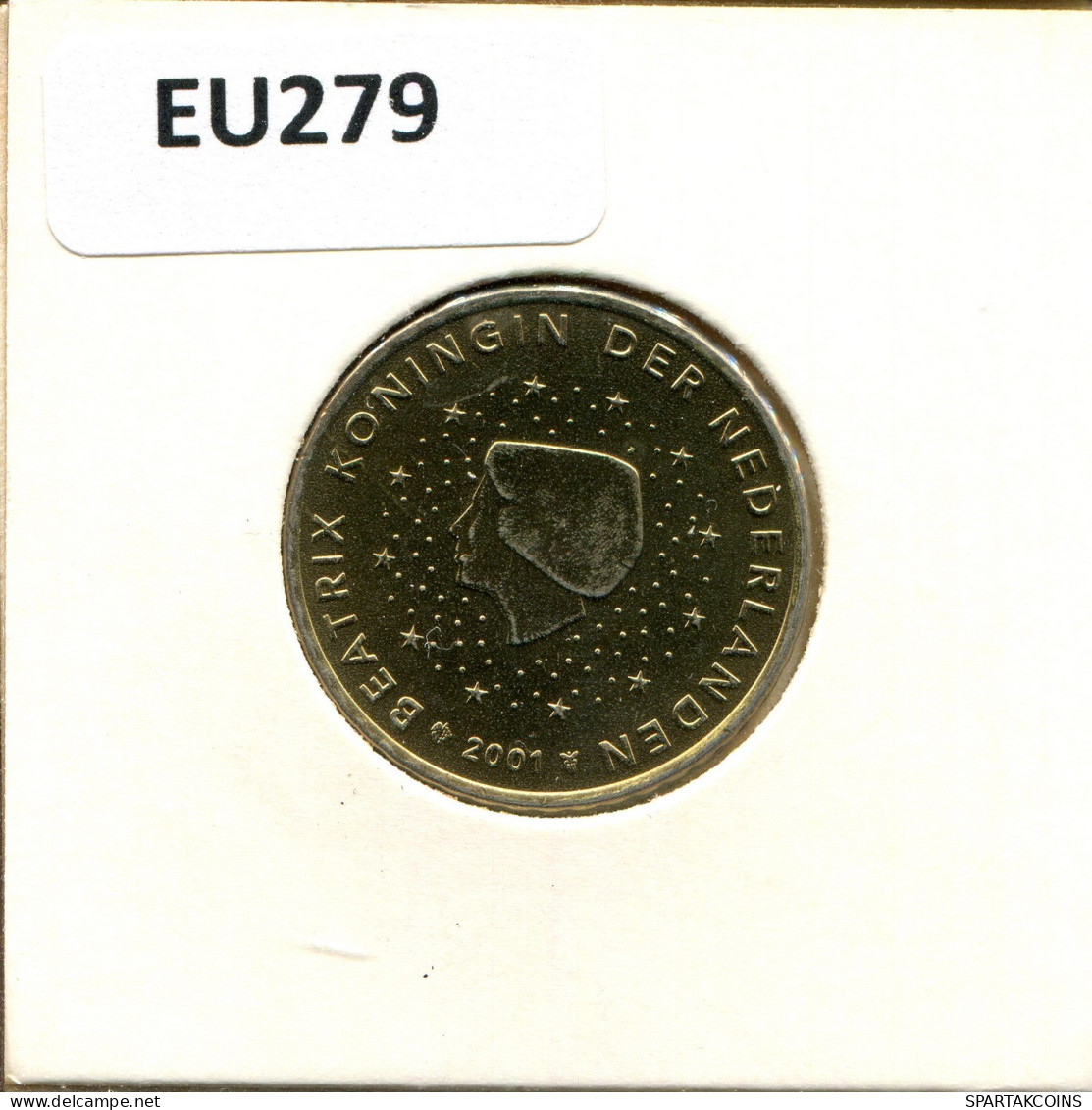50 EURO CENTS 2001 NEERLANDÉS NETHERLANDS Moneda #EU279.E.A - Paesi Bassi