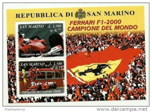 2001 - BF 71 Ferrari    ++++++ - Unused Stamps
