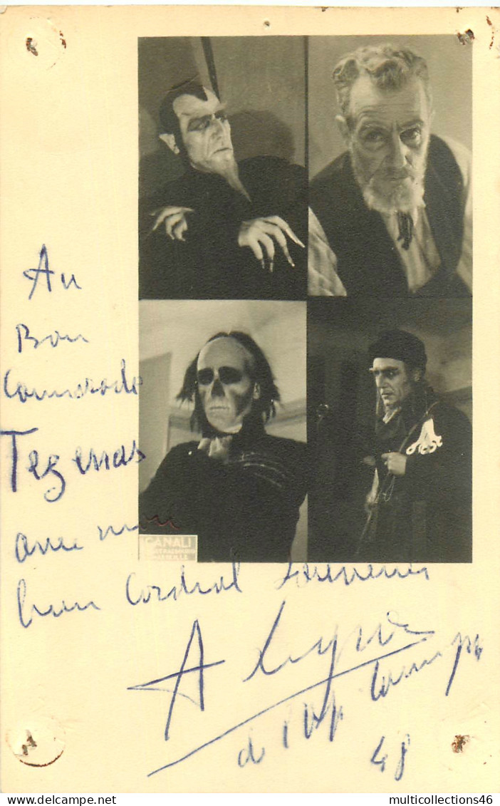 050524 - SPECTACLE ARTISTE THEATRE Autographe 1948 - CANALI Strasbourg Marseille - Diable Mort Vivant - Théâtre