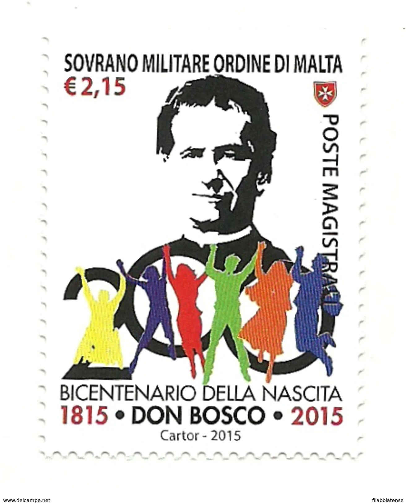 2015 - Sovrano Militare Ordine Di Malta 1260 San Giovanni Bosco   +++++++++ - Malte (Ordre De)