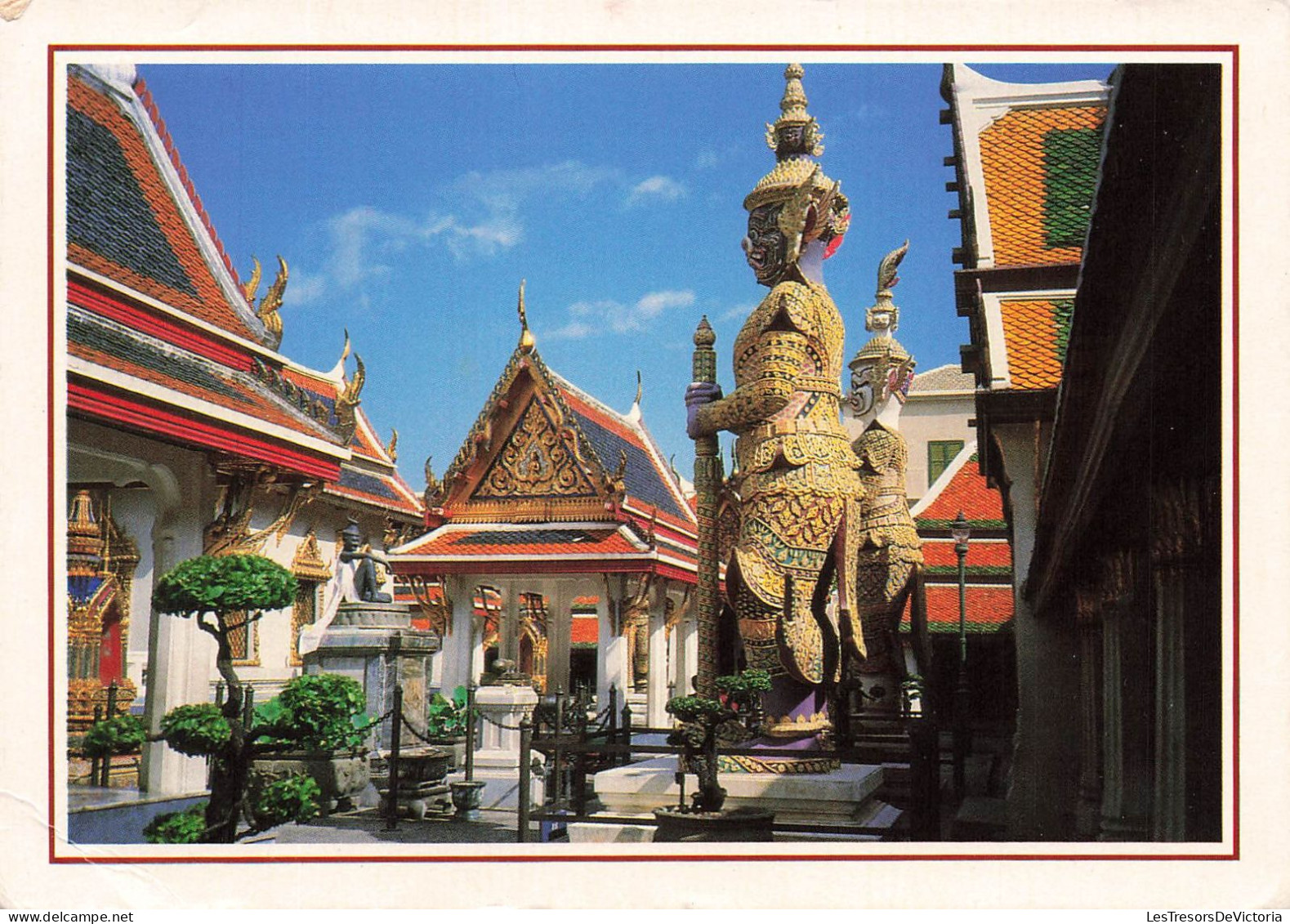 THAILANDE - The Beautiful Most Excellent Thai Arts In A Corner Of Wat Phrakaeu - Bangkok - Statue - Carte Postale - Thaïland