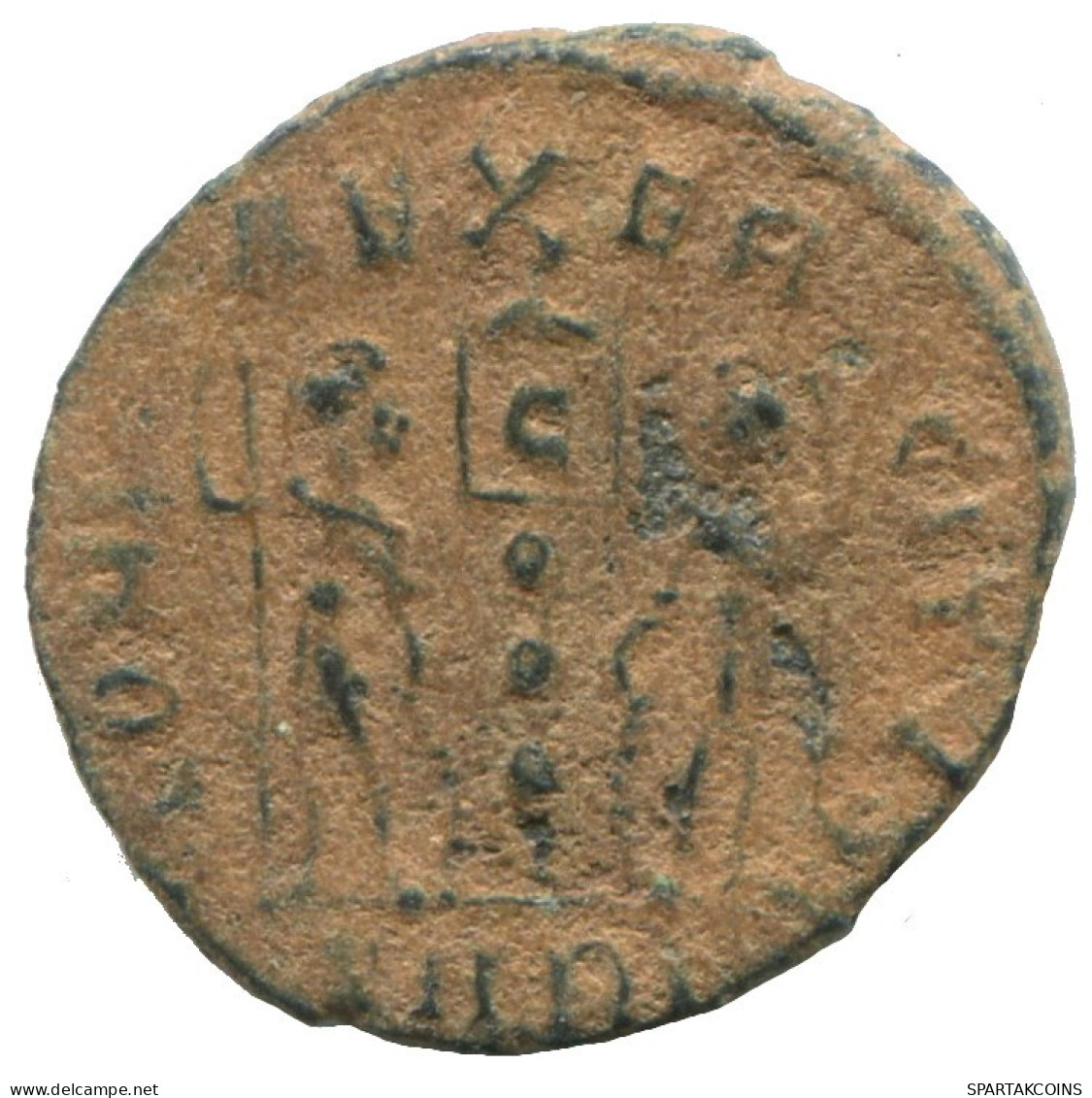 IMPEROR? GLORIA EXERCITVS TWO SOLDIERS 1.5g/16mm ROMAN Pièce #ANN1232.9.F.A - Other & Unclassified