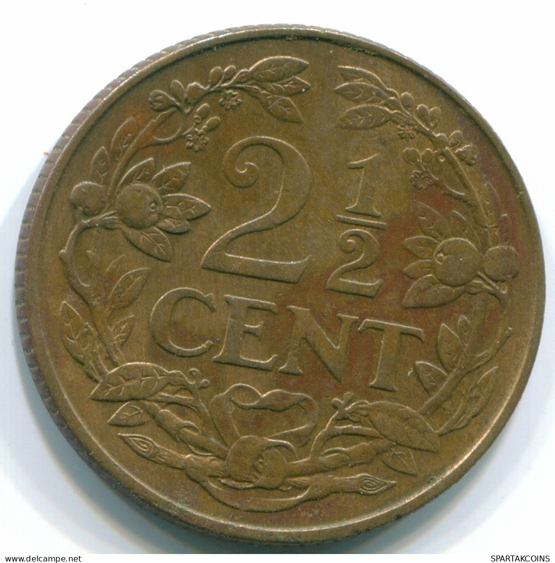 2 1/2 CENT 1965 CURACAO NEERLANDÉS NETHERLANDS Bronze Colonial Moneda #S10195.E.A - Curaçao